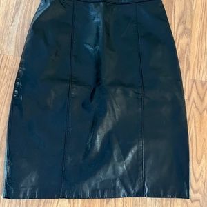 Leather skirt